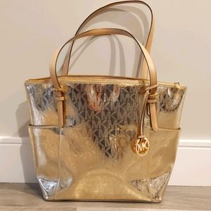 Micheal Kors Gold Tote bag